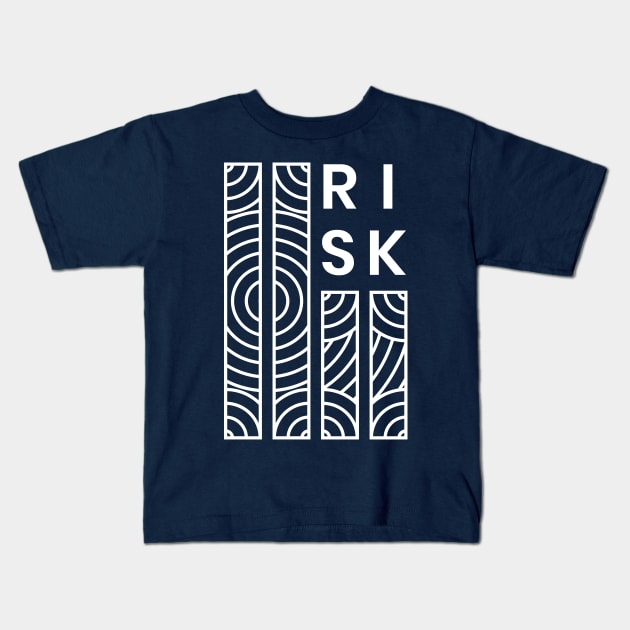 Aesthetic Shape of Risk Kids T-Shirt by ezral